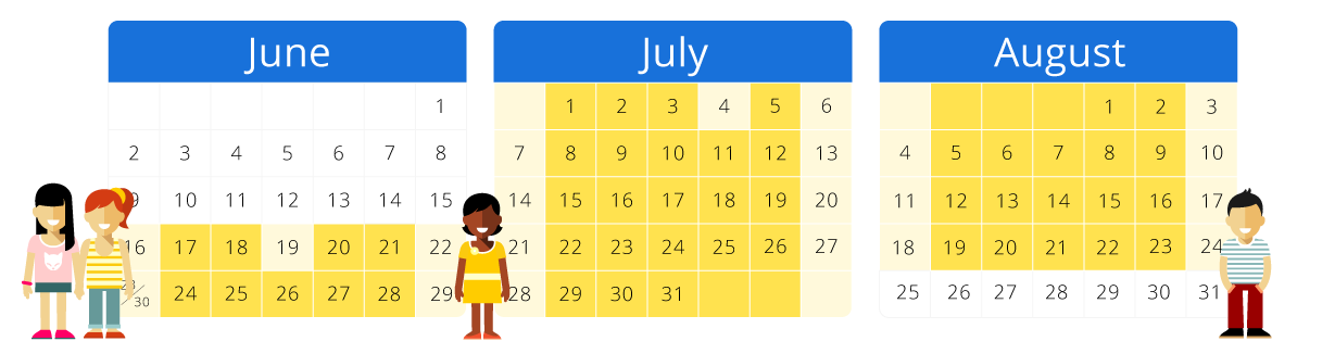 BGC Summer Camp Calendar 2024